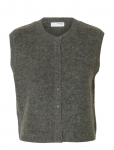 Selected - Slwlulu Sl Button O-Neck Vest Noos - Kootud vestid - S