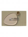 LIND DNA - 4-Set Table Mat Square L Corduroy - Lauamatid - 35X45CM