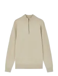 Mads N&oslash;rgaard - Urban Chase Half Zip Knit - Poolpika lukuga džemprid - M