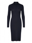 Lauren Ralph Lauren - Rib-Knit Cotton-Blend Polo Dress - P&otilde;lveni ja midi - XL