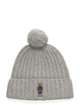 Polo Ralph Lauren - Wool Blend-Denim Bear-Hat - Kootud m&uuml;tsid - ONE SIZE