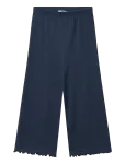 Copenhagen Colors - Modal Rib Wide Pants - P&uuml;ksid - 104