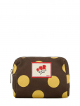 Becks&ouml;ndergaard - Maxi Polka Canvas Pouch Bag - Tualett-tarvete kotid - ONE SIZE