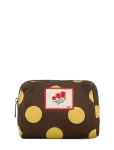 Becks&ouml;ndergaard - Maxi Polka Canvas Pouch Bag - Tualett-tarvete kotid - ONE SIZE