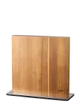 Dorre - Kira Knife Stand Stainless Steel Base Fsc Acacia Wood Magnet On 2 Sides 25*24*4 Cm - Noaplokid - ONE SIZE