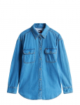 Tommy Jeans - Ls Relaxed Denim Shirt Ext - Teksas&auml;rgid - XXS