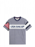 Tommy Hilfiger - Us Sailgp Marine Stripe Tee - L&uuml;hikeste varrukatega - XXL