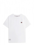 Tommy Hilfiger - Tommy Flag Elevated Tee - L&uuml;hikeste varrukatega - S