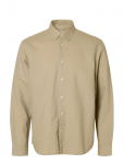 Selected - Slmregclay Linenblend Ls Shirt Cla Noos - Vabaaja s&auml;rgid - L