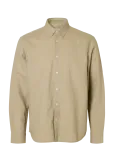 Selected - Slmregclay Linenblend Ls Shirt Cla Noos - Vabaaja s&auml;rgid - L