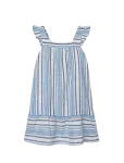 Boboli - Linen Dress Striped For Girl - Varrukateta vabaajakleidid - 116