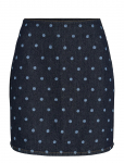 Vila - Vipal Hw Dot Short Denim Skirt - L&uuml;hikesed seelikud - 42