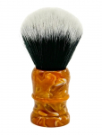 Parker - Parker Marbled Yellow Resin Handle - Tuxedo Knot Synthetic Bristle Brush "Solar Storm" - Habemeajamispintslid - ONE SIZE