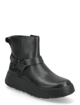 FitFlop - F-Mode Folded-Knot Leather Flatform Chelsea Boots - Madala kontsaga poolsaapad - 39