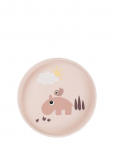 Done By Deer - Silicone Stick&Stay Plate Playground Powder - Taldrikud - &Oslash; 18X H 3CM