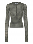 Weekday - Slim Long-Sleeved Henley Top - Pikkade varrukatega - XS