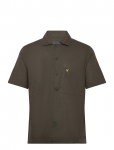 Lyle & Scott - Cuban Collar Short Sleeve Shirt - L&uuml;hikeste varrukatega s&auml;rgid - M