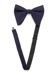 AN IVY - Navy Oversized Bow Tie - Kikilipsud - ONE SIZE