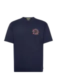 Scotch & Soda - Front And Back Artwork Relaxedfit Tshirt - L&uuml;hikeste varrukatega - S