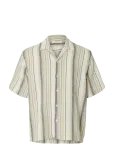 Selected - Slhrlxcal Ss Shirt Resort - Vabaaja s&auml;rgid - L