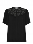 Rosemunde - Rwelif Ss Lace Blouse - L&uuml;hikeste varrukatega - 42
