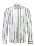 Lindbergh - Striped Dobby Shirt L/S - Vabaaja s&auml;rgid - M