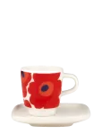 Marimekko Home - Unikko Espresso Cup+Saucer - Espressotassid - ONE SIZE