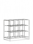 House Doctor - Wine Rack, Hd12, Silver Finish - Kastid ja konteinerid - 20X 41X 35CM
