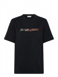 Burberry - Maud Embroidered T-Shirt - L&uuml;hikeste varrukatega - XS