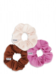 SUI AVA - 3-Pack Ribbon Scrunchies - Juuksekummid - 3-PACK