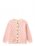 Copenhagen Colors - Heart Cardigan W. Crochet Edge - Kardiganid - 140