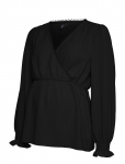Vero Moda Maternity - Vmmalva Lace Ls Top Wvn Ga - Pikkade varrukatega - M