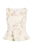Vila - Vichia S/L Peplum Top - Varrukateta - 38