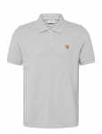 Maison Kitsune - Fox Head Patch Regular Polo - L&uuml;hikeste varrukatega kootud polos&auml;rgid - S
