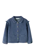 Lil'Atelier - Nmfobello Ls Loose Overshirt 1144-Se Lil - Teksa ja velvet - 110