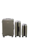 H&acirc;ws - H&acirc;ws Copenhagen Suitcase Set 3 Pcs Army Green - K&otilde;vakattega kohvrid - ONE SIZE