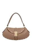 Ganni - B Kat Studded Shoulder Bag - V&auml;ikesed &uuml;le&otilde;lakotid - ONE SIZE