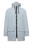 Stutterheim - Stockholm Patch Matte Frost Grey - Vihmamantlid - XL