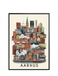 Martin Schwartz - Aarhus Standard Poster - Linnad ja kaardid - 50X70CM