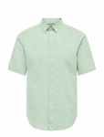 ONLY & SONS - Onscaiden Life Ss Solid Linen Blend Noos - L&uuml;hikeste varrukatega - XS