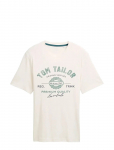 Tom Tailor - Logo Tee - L&uuml;hikeste varrukatega - M