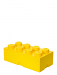 LEGO STORAGE - Lego Storage Brick 8 - Yellow - Lego Toys - ONE SIZE
