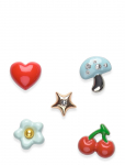 Crocs - Puffy Metals 5 Pack - V&otilde;tmehoidjad ja kotiripatsid - ONE SIZE