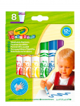 Crayola - Crayola Mini Kids Washable Markers 8 Pcs - V&auml;rvilised pliiatsid - ONE SIZE