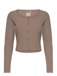 Aim&acute;n - Ribbed Performance Zipped Cardigan - Spordi pikkade varrukatega l&uuml;hikesed topid - XL