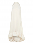 Malina - Sabrina Halterneck Ruffled Midi Dress - P&otilde;lveni ja midi - XXS