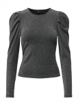 ONLY - Onlrich L/S Glitter Puff Top Jrs - Pikkade varrukatega - XS