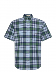GANT - Reg Cotton Linen Check Ss Shirt - L&uuml;hikeste varrukatega s&auml;rgid - S