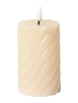 C'est Bon - Spiralled Led Pillar Candle - LED-k&uuml;&uuml;nlad - H11CM