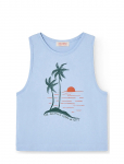 THE ANIMALS OBSERVATORY - Frog Kid Tank Top Soft Blue - Varrukateta - 2 Y